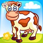 Funny Farm Puzzle for kids icon