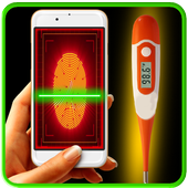 Thermometer Body Temperature Finger Scanner Prank icon