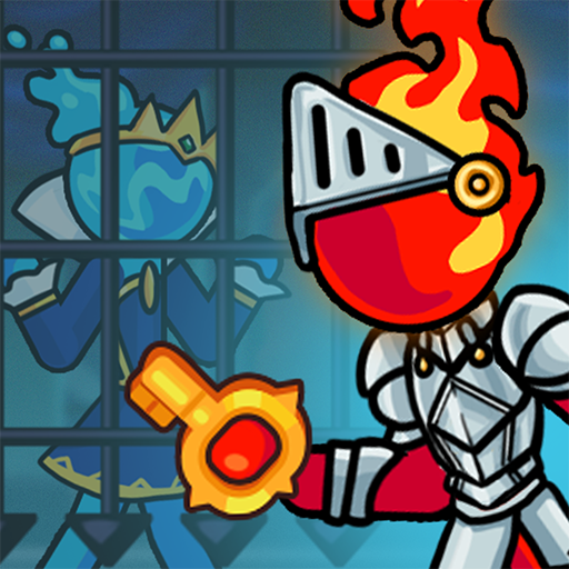 Fire And Water Stickman icon