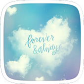 Blue Heart Sky Theme icon