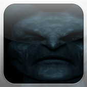 Black Demon Fire Flames LWP icon