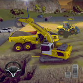 Excavator Crane Driving Simulator - City Building icon