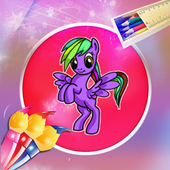 Learn How to Draw Cute little Ponie step by step icon