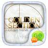 GO SMS GOLDEN SECTION THEME on 9Apps