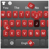 Red Gray Keyboard icon