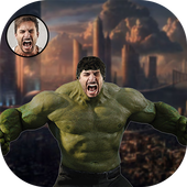Hulk Super Hero Photo Suit أيقونة
