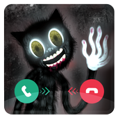 Call From Cartoon Cat Horror Chat And Video Call icon