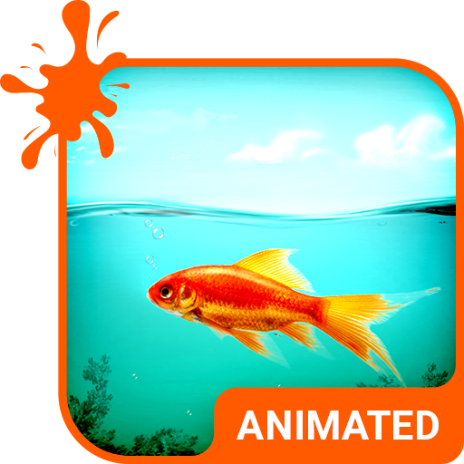 Golden Fish HD Wallpaper Theme icon
