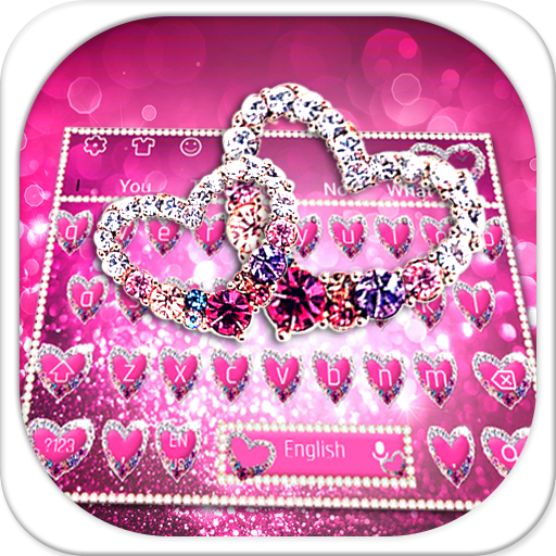 Colorful Diamond Heart Keybaord icon