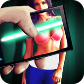 Girl Body X-ray Scanner Prank icon