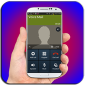 Fake phone call icon