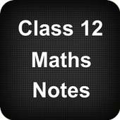 Class 12 Maths Notes on 9Apps