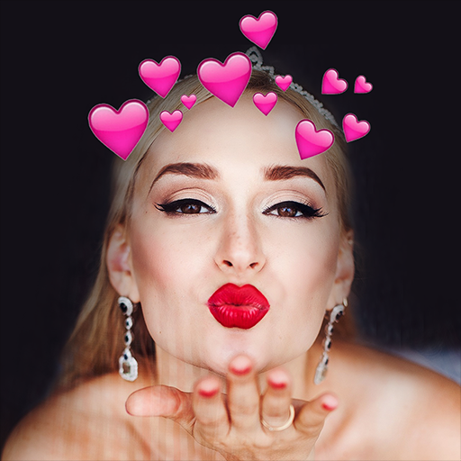 Heart Crown Camera أيقونة