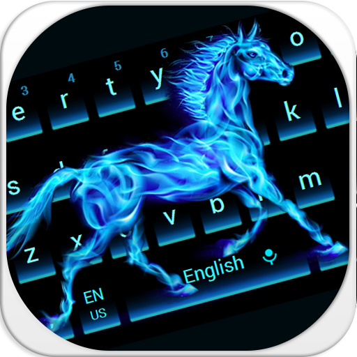 Flaming horse Keyboard icon