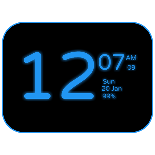 New Digital Clock Live Wallpaper icon