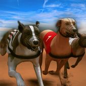 Crazy Dog Racing tournament &amp; stunt simulator Game icon