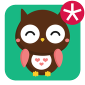 Tema cute owl icon