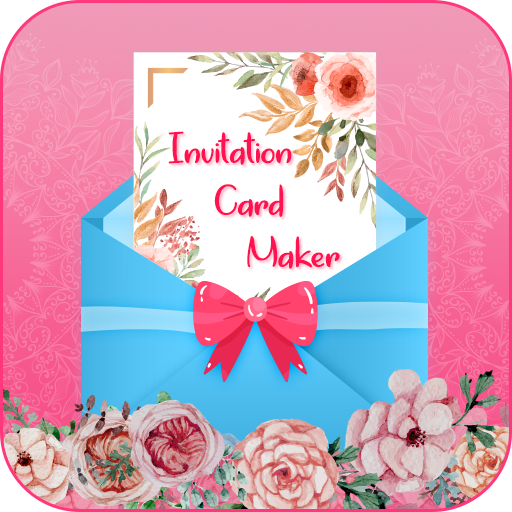 Invitation card maker icon