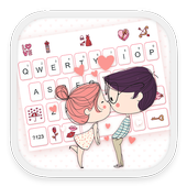 Romantic Lover -  Emoji Keyboard, keyboard theme иконка