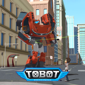 Red Tobot Robot Racing icon