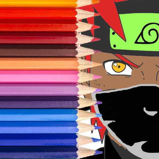 Anime Ninja Coloring icon