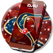 Red Screen Lock Theme icon