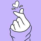 Paarse esthetische achtergronden