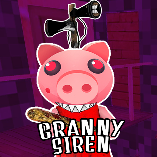 Scary Granny Siren Piggy Head MOD oggy 2021 icon