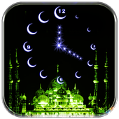 Ramzan Moon Clock icon