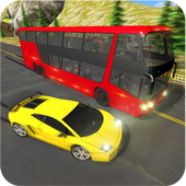 Racing In Bus: Real Highway Traffic أيقونة