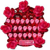 Beautiful Rose Petal Keyboard