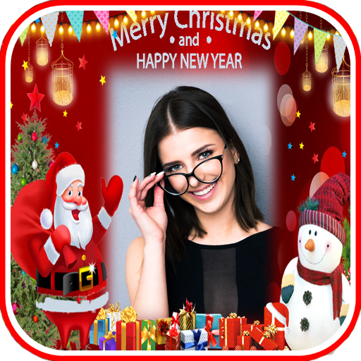 2021 Christmas New Year Frames Photo Frame icon