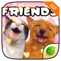 Keyboard Sticker Pet Friends