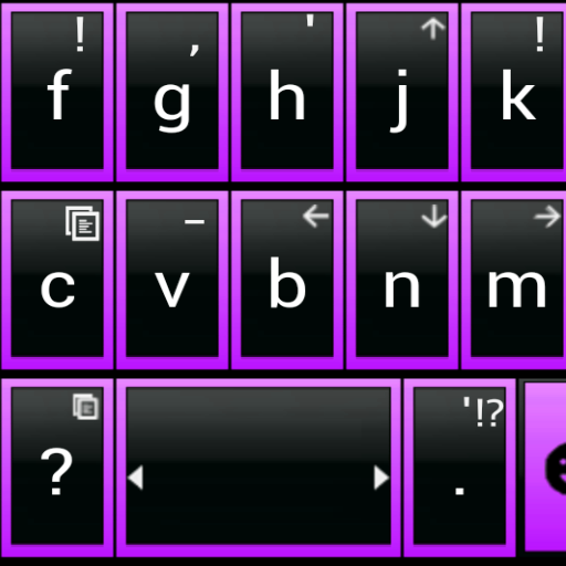 THEME AI TYPE BLACK PURPLE GLS icon