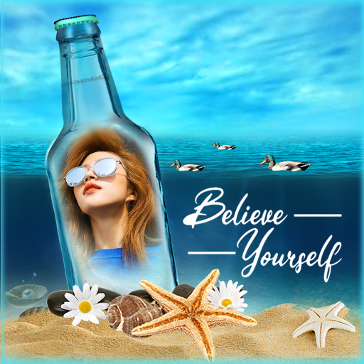 Bottle Photo Frame icon