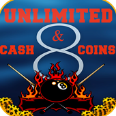 Coins and Cash for 8 ball Prank icon