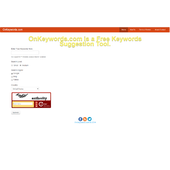 Free Keywords Suggestion Tool icon