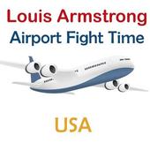 Louis Armstrong Airport Flight Time icon