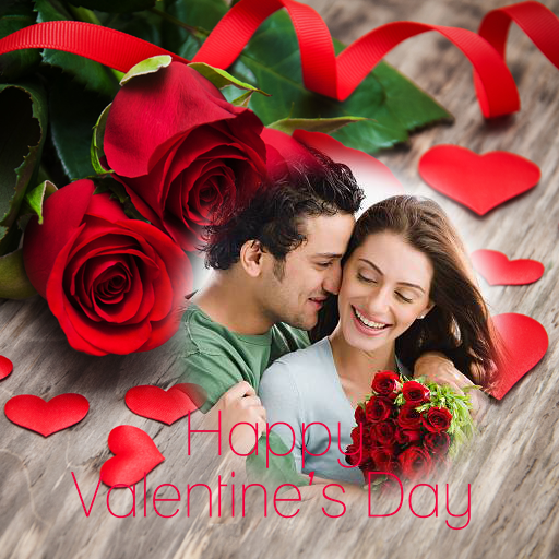 Valentine's Day Photo Frame. icon