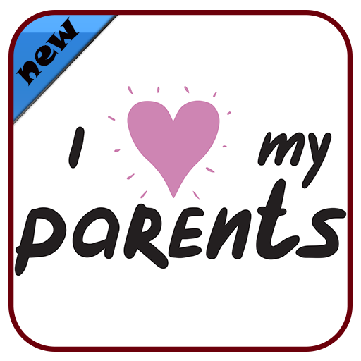 i Love mom and dad icon