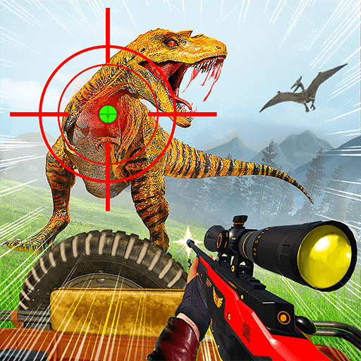 Wild Dino Hunting Gun Games icon