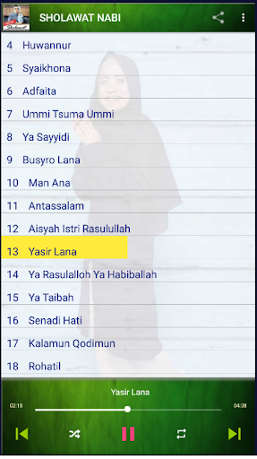 50   Ai Khodijah Sholawat Nabi Offline screenshot 3
