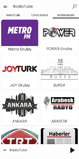 RadioTube: Radyo Dinle Bütün Kanallar Canlı Radyo screenshot 3