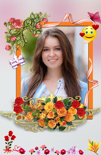 Flowers photo frames : rose flower photo editor screenshot 3