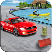 Water Surfer Beach Car &amp; Car Driving icon