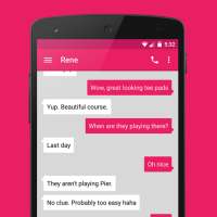 EvolveSMS - Simple Pink on 9Apps