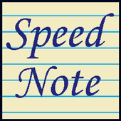 Speed Note icon