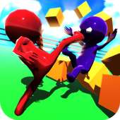 Stickman Fighting Gang Wrestling