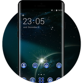 Space galaxy theme wallpaper sky planets stars icon