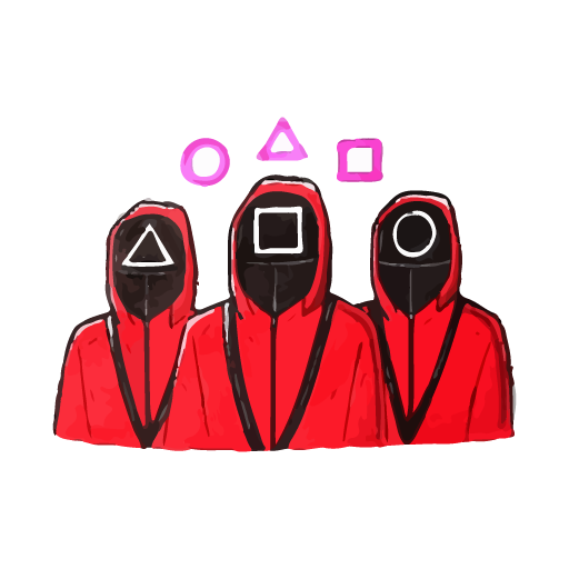 Squid game drawing guide icon